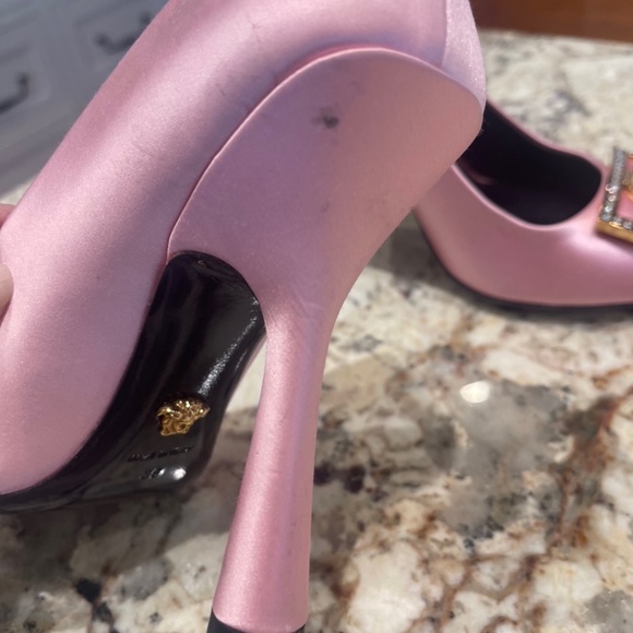 Versace Pink Pumps - Picture 4 of 13